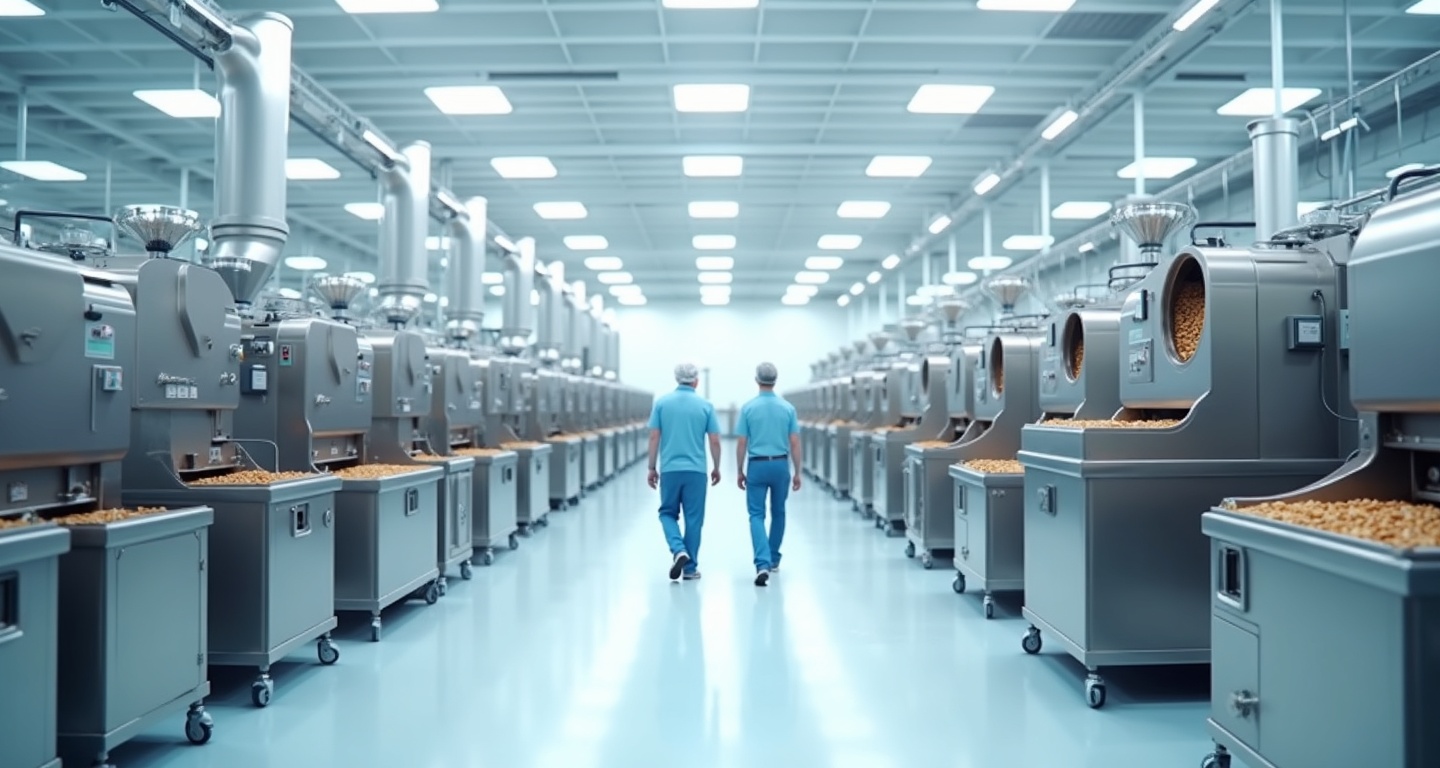 Integrated nut processing line