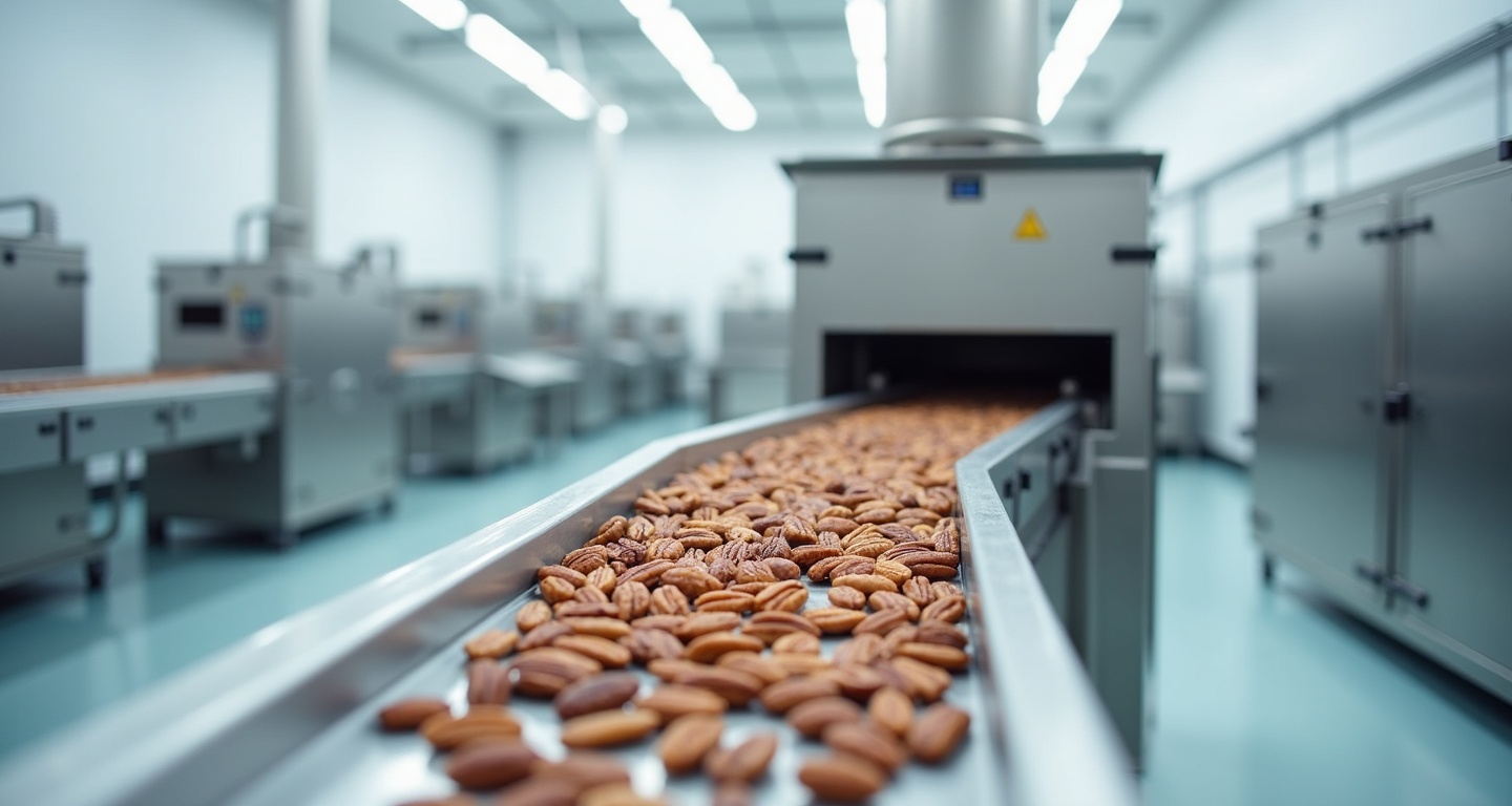 Continuous roasting line