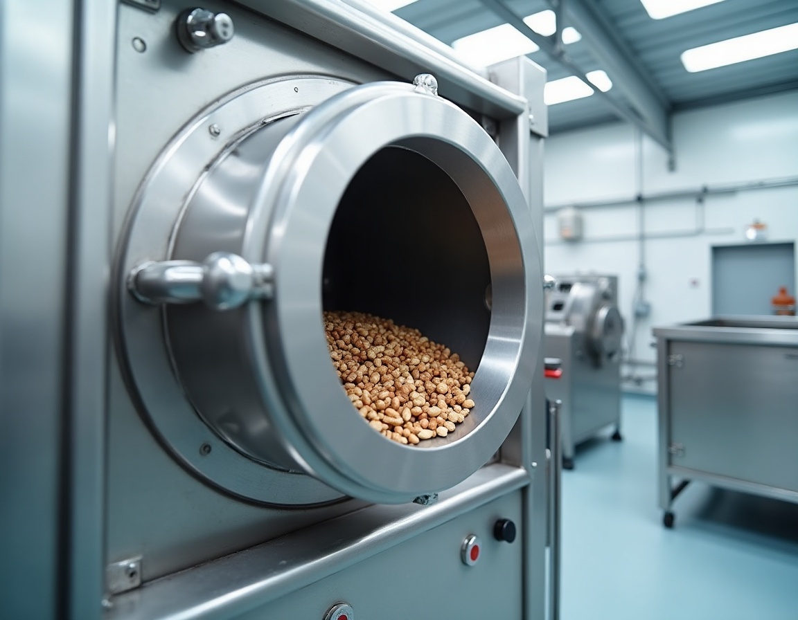 Seasoning and coating drum